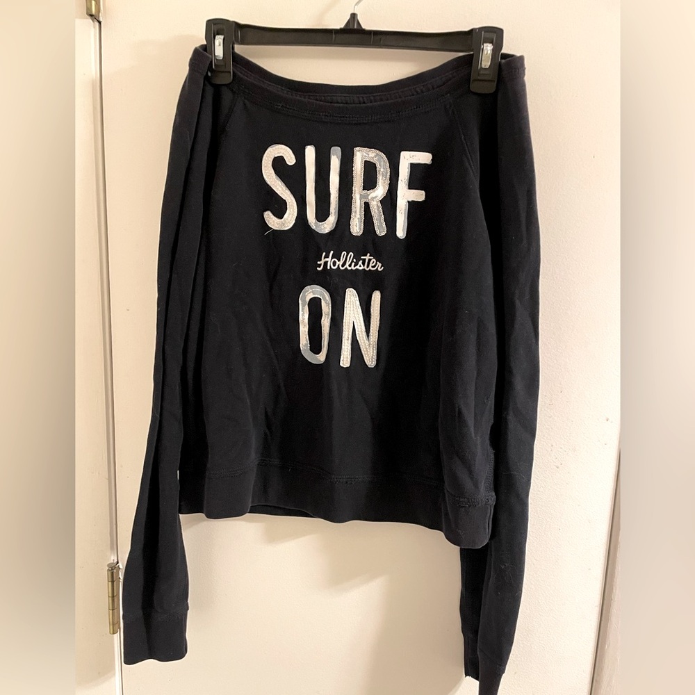 Hollister Off shoulder sweatshirt sz xs